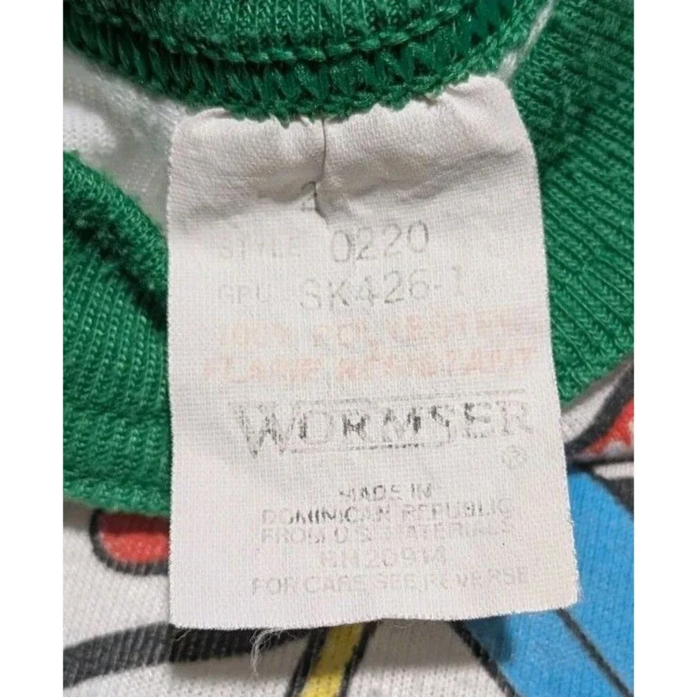 Teenage Mutant Ninja Turtles 1990 Vintage Pajama Top Shirt Size 2T Wormser